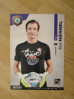 FC Erzgebirge Aue Saison 20/21 Martin Männel - Autogramm!!!