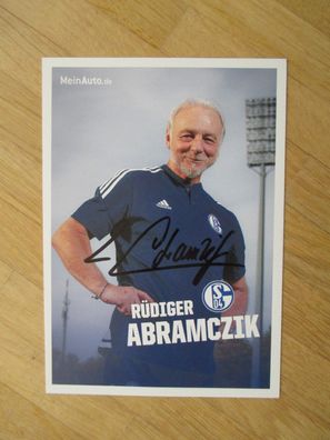 FC Schalke 04 - Rüdiger Abramczik - handsigniertes Autogramm!!!