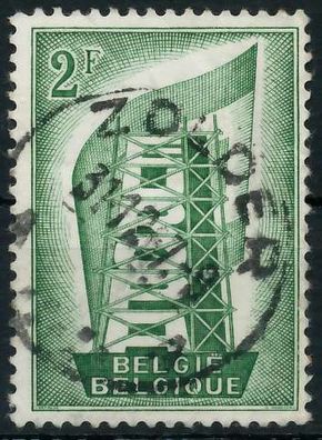 Belgien 1956 Nr 1043 zentrisch gestempelt X59FD96