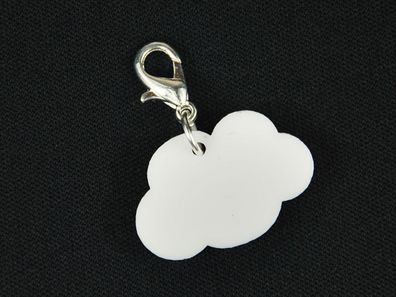 Wolke Charm Anhänger Bettelarmband Miniblings Charms Wolken Cloud Acrylglas
