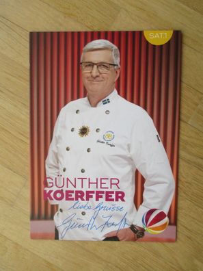 Sat1 Das große Backen Günther Koerffer - handsigniertes Autogramm!!!