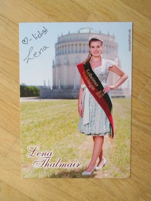 Kelheimer Festkönigin 2019/2020 Lena Thalmair - handsigniertes Autogramm!!!