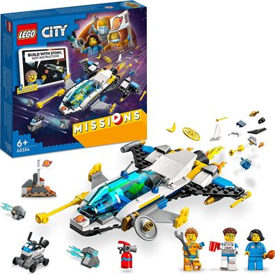 LEGO 60354 City Erkundungsmissionen im Weltraum, interaktives digitales Abenteuers...