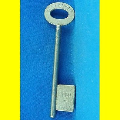 Börkey Chubb-Kastenschloss-Schlüssel 136 K/9 Halm 5 mm Bart ca. 23 x 17 mm