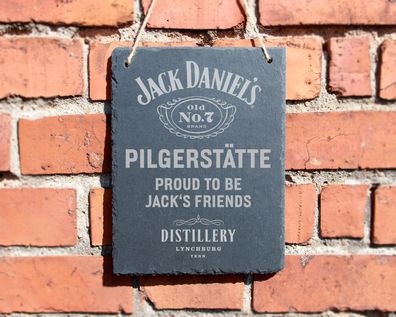 Schiefertafel "Jack Daniel´s Pilgerstätte" #0102 Whiskey
