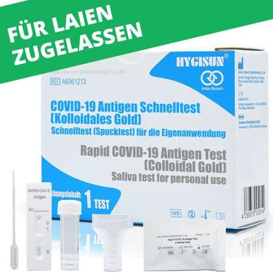 Hygisun® Covid-19 Antigen Speichel/ Spuck Selbsttest