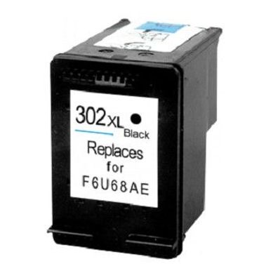 Druckerpatrone kompatibel zu HP 302 XL schwarz, black - F6U68AK, F6U66AE