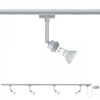 Paulmann No. 95184 URail LED-Set 4x3,5W DecoSystems 230V Chrom matt