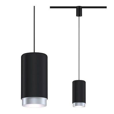 Paulmann 95402 URail LED Pendel Corus Schwarz max.50W E27