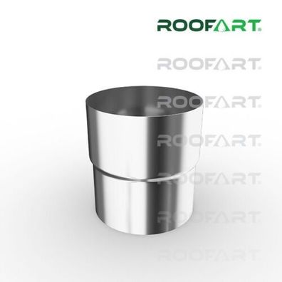Roofart Fallrohrverbinder Verbindungsmuffe (verzinkt)