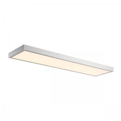 SLV No. 1001508 PANEL 1200x300mm LED Indoor Deckenaufbauleuchte 3000K silbergrau