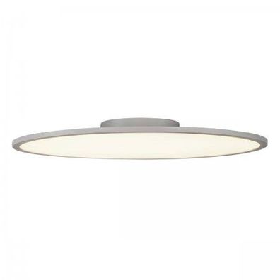 SLV No. 1000786 PANEL 60 rund LED Indoor Deckenaufbauleuchte silbergrau 4000K
