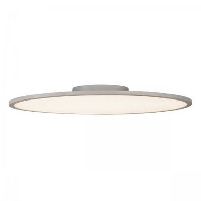 SLV No. 1000785 PANEL 60 rund LED Indoor Deckenaufbauleuchte silbergrau 3000K