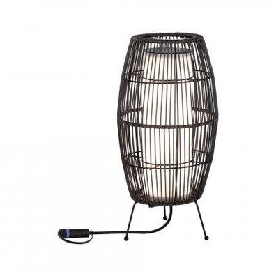Paulmann No. 94319 Plug&Shine Lichtobjekt Basket IP44 40cm Braun