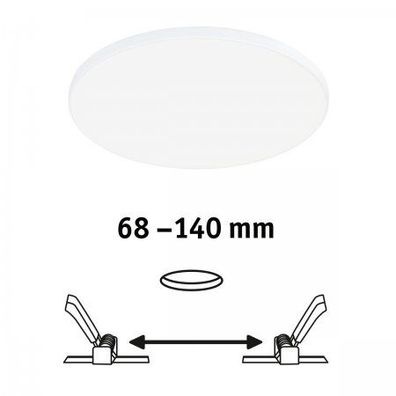 Paulmann 79951 LED Einbaupanel Veluna Edge IP44 160mm 4000K Weiß dimmbar