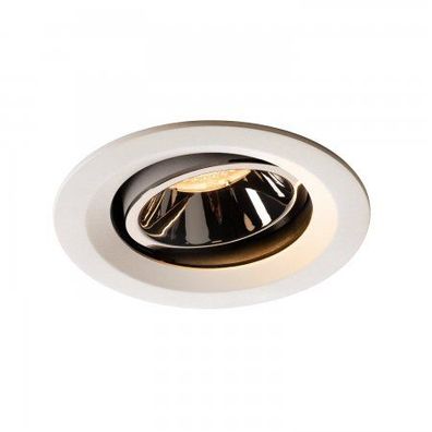 SLV 1003597 Numinos MOVE DL M LED Einbauleuchte schwenkbar weiß chrom 3000K 55°