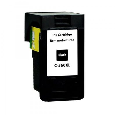 Druckerpatrone kompatibel zu Canon PG-560 XL Black, Schwarz - XXL Füllmenge