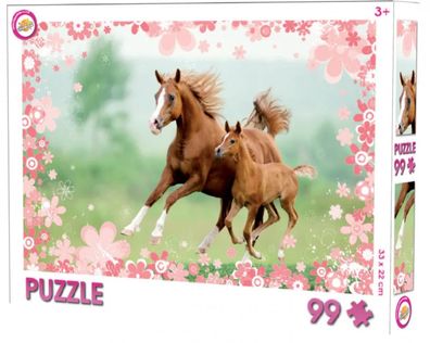 Pony Pferde Kinder Puzzle mit 99 Teilen