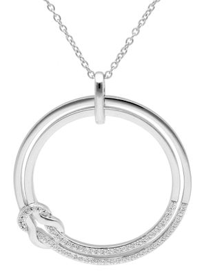 trendor Schmuck Damen-Halskette Silber mit Zirkonia 15149