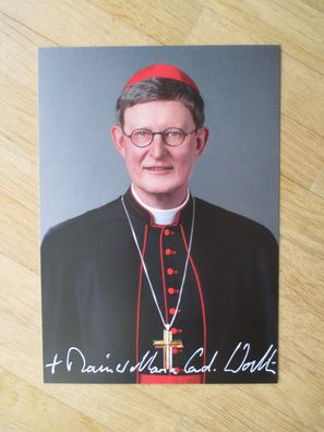 Erzbischof von Köln Kardinal Dr. Rainer Woelki - handsigniertes Autogramm!!!