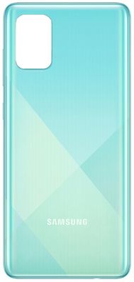 Original Samsung Galaxy A71 SM-A715F Akkudeckel ohne Linse Blau Akzeptabel