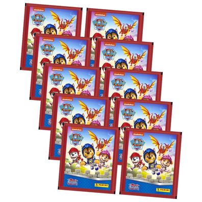 Panini Paw Patrol Sticker - Rescue Knights (2023) - 10 Tüten Sammelsticker