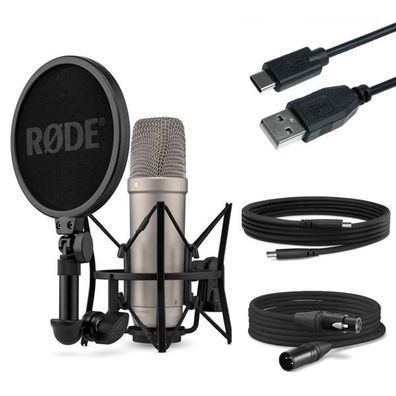 Rode NT1 5th Generation XLR USB Mikrofon + USB-Kabel