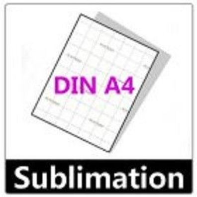 100 Blatt Sublimationspapier DIN A4 - Thermotransferpapier für Sublimation