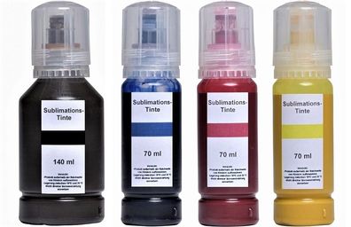 350 ml Dye Sublimationstinte für Epson Ecotank ET-8500, ET-8550
