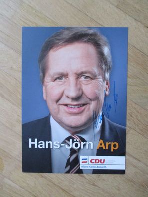 Schleswig-Holstein MdL CDU Hans-Jörn Arp - handsigniertes Autogramm!!!