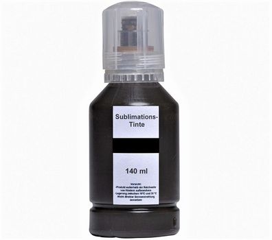 140 ml Dye Sublimationstinte Black für Epson Ecotank 101 102 103 104 105 106 113 114