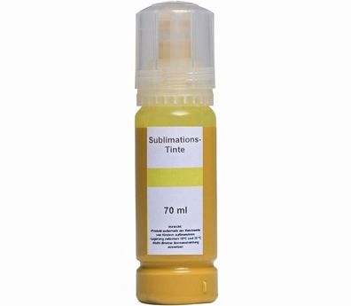 70 ml Dye Sublimationstinte Yellow für Epson Ecotank 101 102 103 104 105 106 113 114