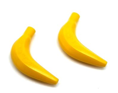 LEGO Minifigures Food und Zubehör - 2 gelbe Bananen
