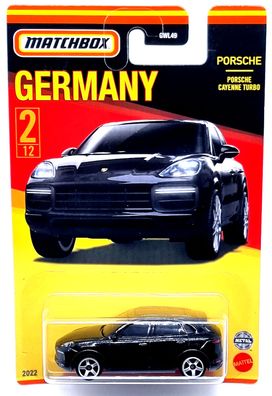 Mattel Matchbox Germany Deutschland Serie Car/ Auto Porsche Cayenne Turbo 2/12