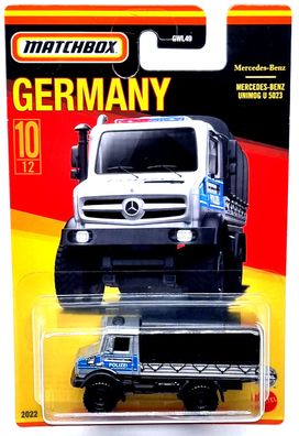 Mattel Matchbox Germany Deutschland Serie Car/ Auto Mercedes-Benz Unimog U5 10/12