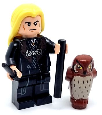 LEGO Minifigures Harry Potter Figur Lucius Malfoy mit Eule