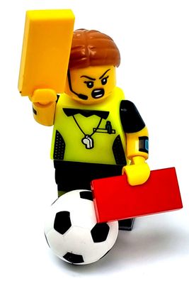 LEGO Minifigures 71037 Serie 24 Figur Nr.1 Fußballschiedsrichterin