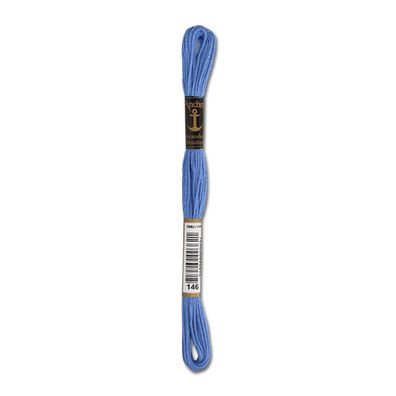 8m Anchor Stickgarn - Farbe 146 - blau