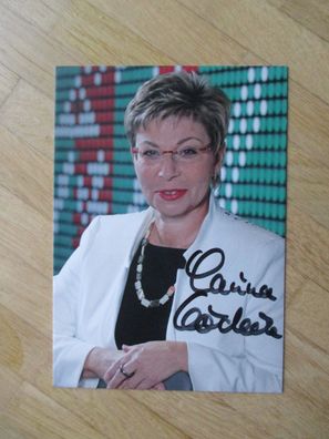 Nordrhein-Westfalen MdL SPD Präsidentin Carina Gödecke - handsigniertes Autogramm!!!