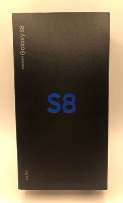 Samsung S8 G950F 64GB OVP Original Verpackung Midnight Black Schwarz