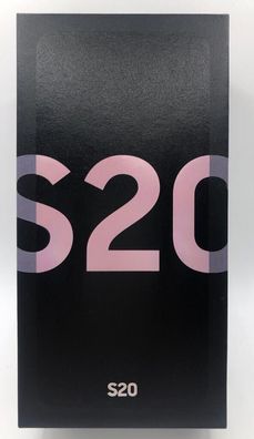Samsung S20 G980F 128GB OVP Original Verpackung Cloud Pink