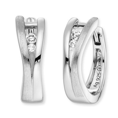 Engelsrufer Schmuck Damen-Ohrringe Creolen Silber Xena ERE-XENA-ZI-CR-16