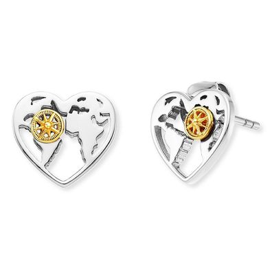 Engelsrufer Schmuck Damen-Ohrringe Ohrstecker Aloha Herz ERE-ALOHAHEART-BI-ST