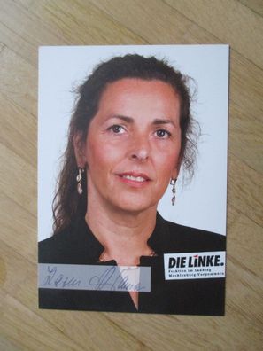 Mecklenburg-Vorpommern MdL Die Linke Karen Stramm - handsigniertes Autogramm!!!
