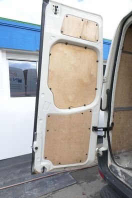 VW Crafter Seite Verkleidung Tür hinten rechts Schiebetür alles aus Holz Abdecku