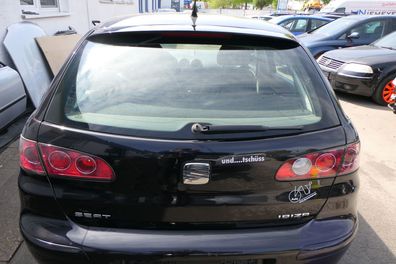 Seat Ibiza 6L Heckklappe Klappe hinten Kofferraumklappe schwarz LC9Z metallic