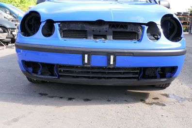 VW Polo 9N Stoßstange Frontstoßstange vorne blau LA5F
