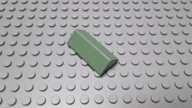 Lego 1 Firststein 2x4 45 Grad Sandgrün Sand Grün Nummer 3041