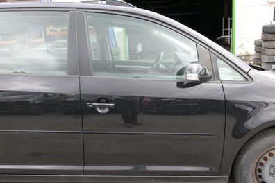 VW Touran 1T 1T3 Tür vorne rechts Beifahrertür schwarz LC9X b - ohne Anbauteile
