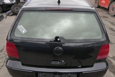 VW Polo 6N2 Heckklappe Klappe hinten Kofferraumklappe schwarz LC9Z Scheibe